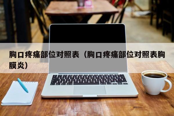 胸口疼痛部位对照表（胸口疼痛部位对照表胸膜炎）
