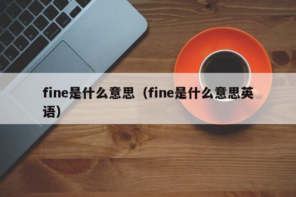 fine是什么意思（fine是什么意思英语）