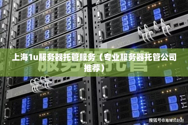 上海1u服务器托管服务（专业服务器托管公司推荐）