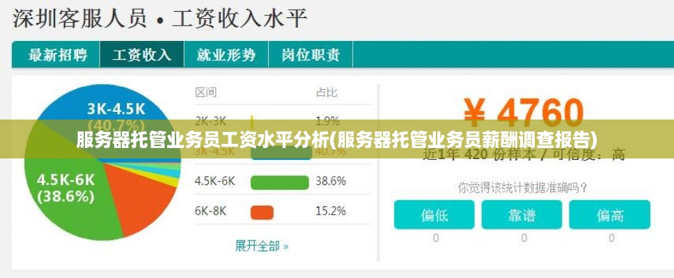 服务器托管业务员工资水平分析(服务器托管业务员薪酬调查报告)
