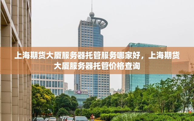 上海期货大厦服务器托管服务哪家好，上海期货大厦服务器托管价格查询