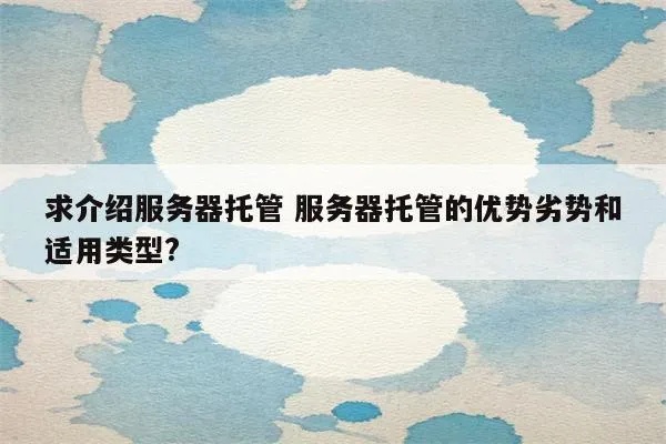 网站托管在自己服务器上的优缺点分析，自建服务器网站托管注意事项