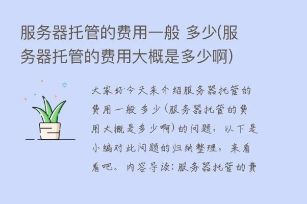 为什么服务器比托管便宜（服务器托管啥意思）