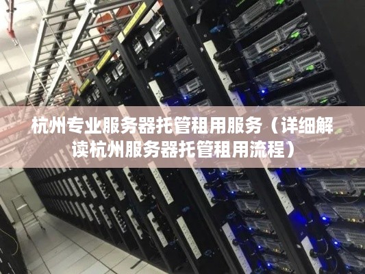 杭州专业服务器托管租用服务（详细解读杭州服务器托管租用流程）