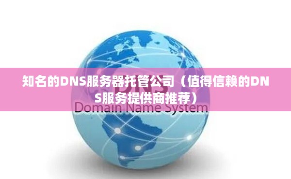 知名的DNS服务器托管公司（值得信赖的DNS服务提供商推荐）