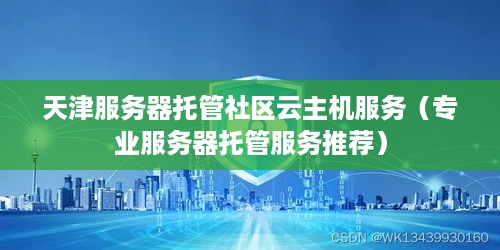 天津服务器托管社区云主机服务（专业服务器托管服务推荐）