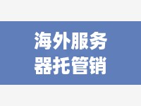 海外服务器托管销售战略（海外市场拓展策略分析）