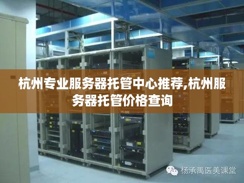 杭州专业服务器托管中心推荐,杭州服务器托管价格查询