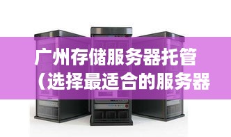 广州存储服务器托管（选择最适合的服务器托管服务）