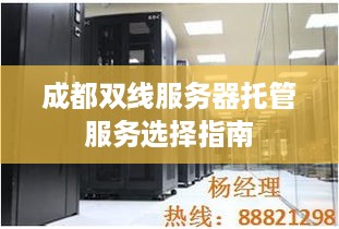 成都双线服务器托管服务选择指南
