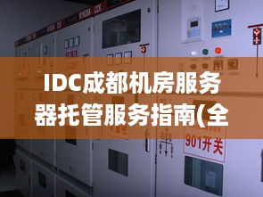 IDC成都机房服务器托管服务指南(全面解析IDC成都机房服务器托管服务)