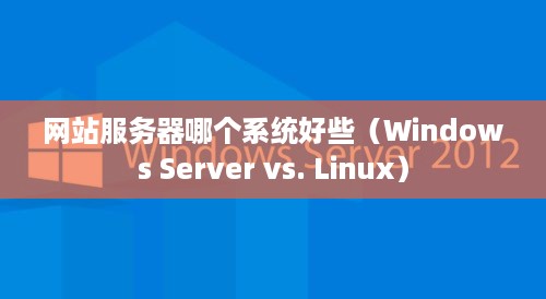 网站服务器哪个系统好些（Windows Server vs. Linux）