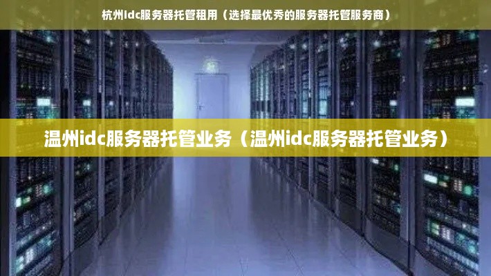 温州idc服务器托管业务（温州idc服务器托管业务）