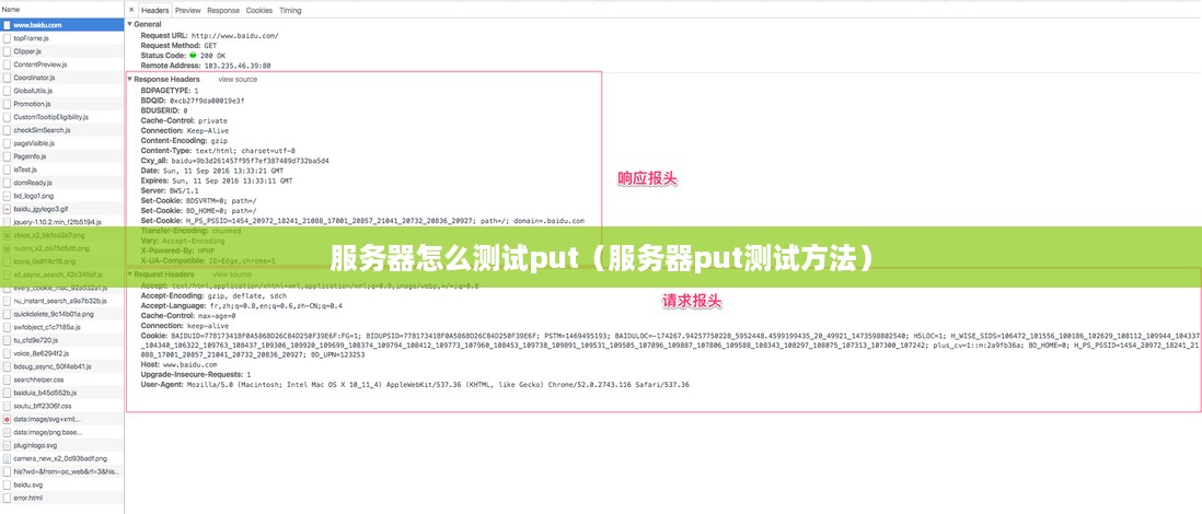 服务器怎么测试put（服务器put测试方法）