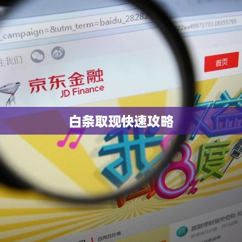 白条取现快速攻略