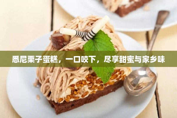 悉尼栗子蛋糕，一口咬下，尽享甜蜜与家乡味
