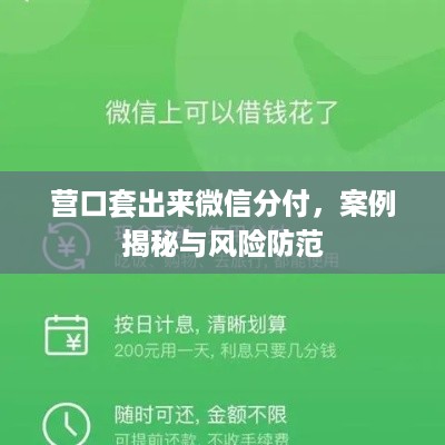 营口套出来微信分付，案例揭秘与风险防范