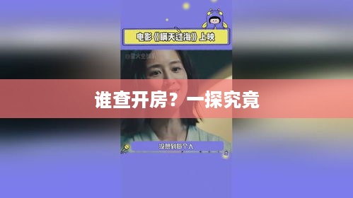 谁查开房？一探究竟