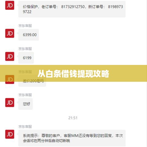 从白条借钱提现攻略