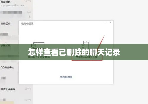 怎样查看已删除的聊天记录