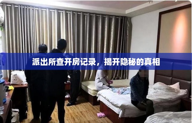 派出所查开房记录，揭开隐秘的真相