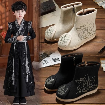 盘点中国男童汉服鞋子品牌，传统与现代的完美融合！
