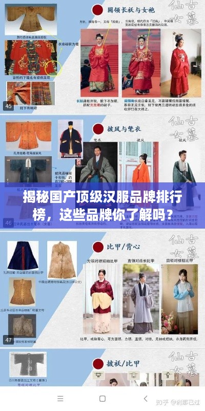 揭秘国产顶级汉服品牌排行榜，这些品牌你了解吗？