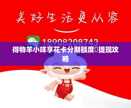 得物羊小咩享花卡分期额度劵提现攻略