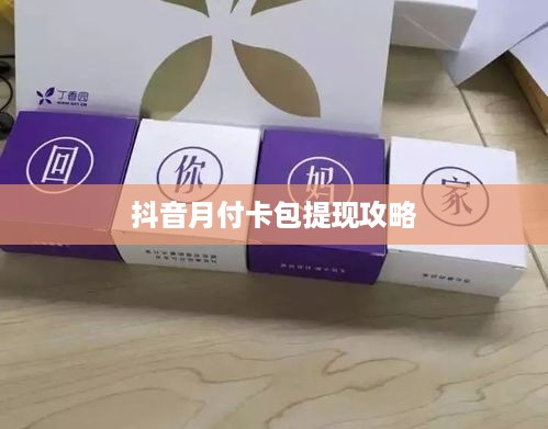 抖音月付卡包提现攻略