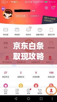 京东白条取现攻略，轻松操作，快速提现