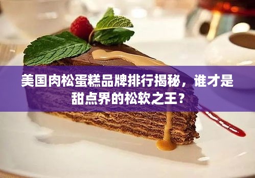 美国肉松蛋糕品牌排行揭秘，谁才是甜点界的松软之王？