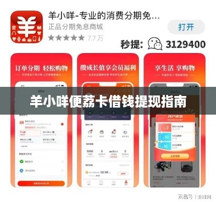 羊小咩便荔卡借钱提现指南