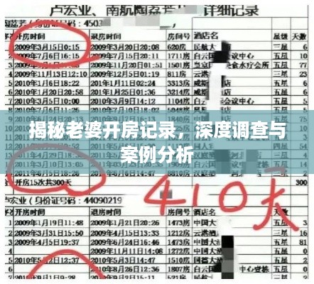 揭秘老婆开房记录，深度调查与案例分析