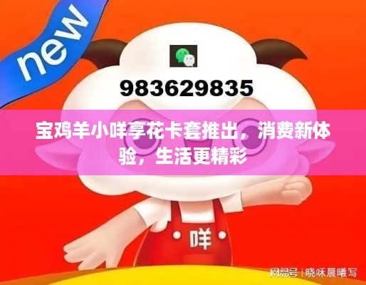 宝鸡羊小咩享花卡套推出，消费新体验，生活更精彩