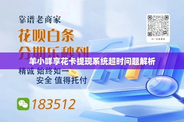 羊小咩享花卡提现系统超时问题解析