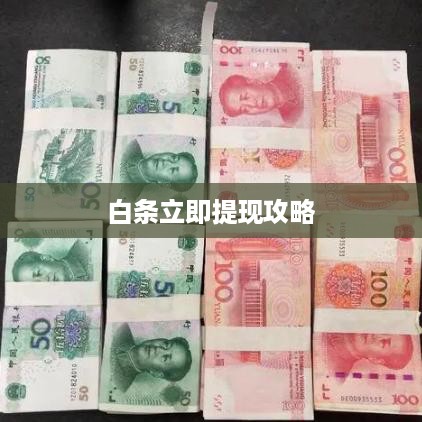 白条立即提现攻略