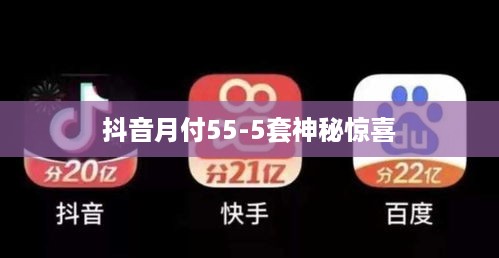 抖音月付55-5套神秘惊喜