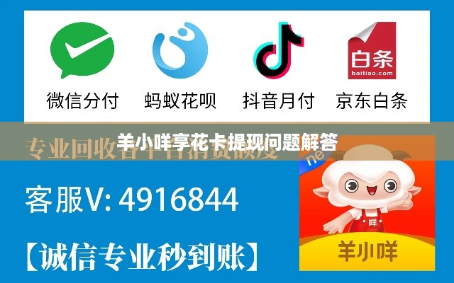 羊小咩享花卡提现问题解答