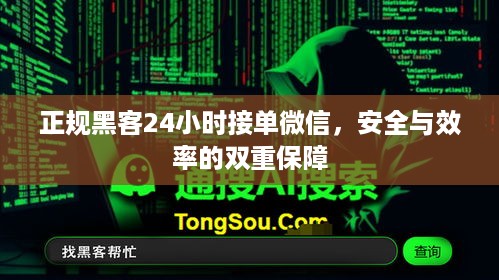 正规黑客24小时接单微信，安全与效率的双重保障