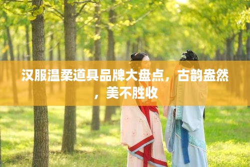 汉服温柔道具品牌大盘点，古韵盎然，美不胜收