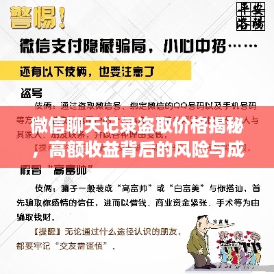 微信聊天记录盗取价格揭秘，高额收益背后的风险与成本
