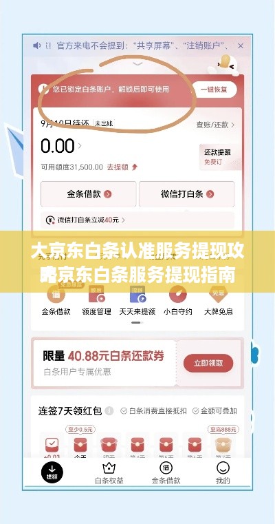 大京东白条认准服务提现攻略
大京东白条服务提现指南