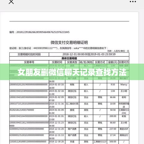 女朋友删微信聊天记录查找方法