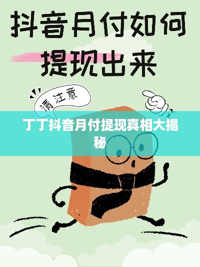 丁丁抖音月付提现真相大揭秘