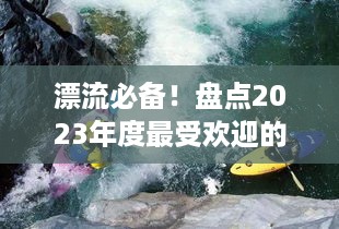 漂流必备！盘点2023年度最受欢迎的漂流用卫生巾品牌排行