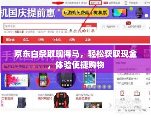 京东白条取现海马，轻松获取现金，体验便捷购物