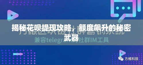 揭秘花呗提现攻略，额度飙升的秘密武器