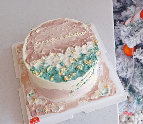 油画风生日蛋糕，为生日增添艺术气息