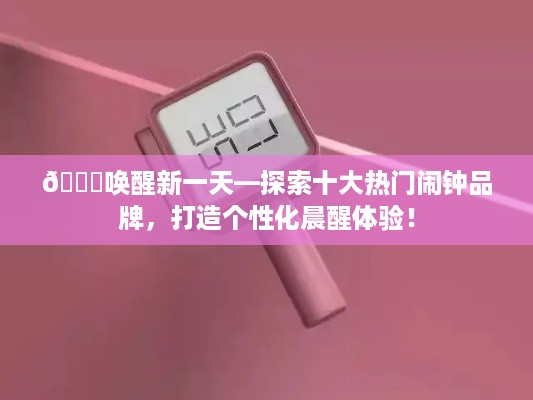 🎉唤醒新一天—探索十大热门闹钟品牌，打造个性化晨醒体验！