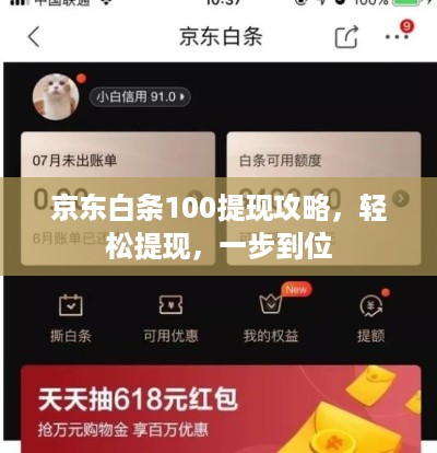 京东白条100提现攻略，轻松提现，一步到位